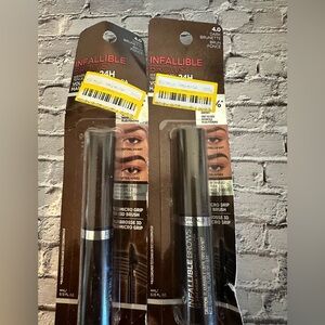 L’Oreal Infallible Brows - 4.0 Dark Brunette- 2 bottles included